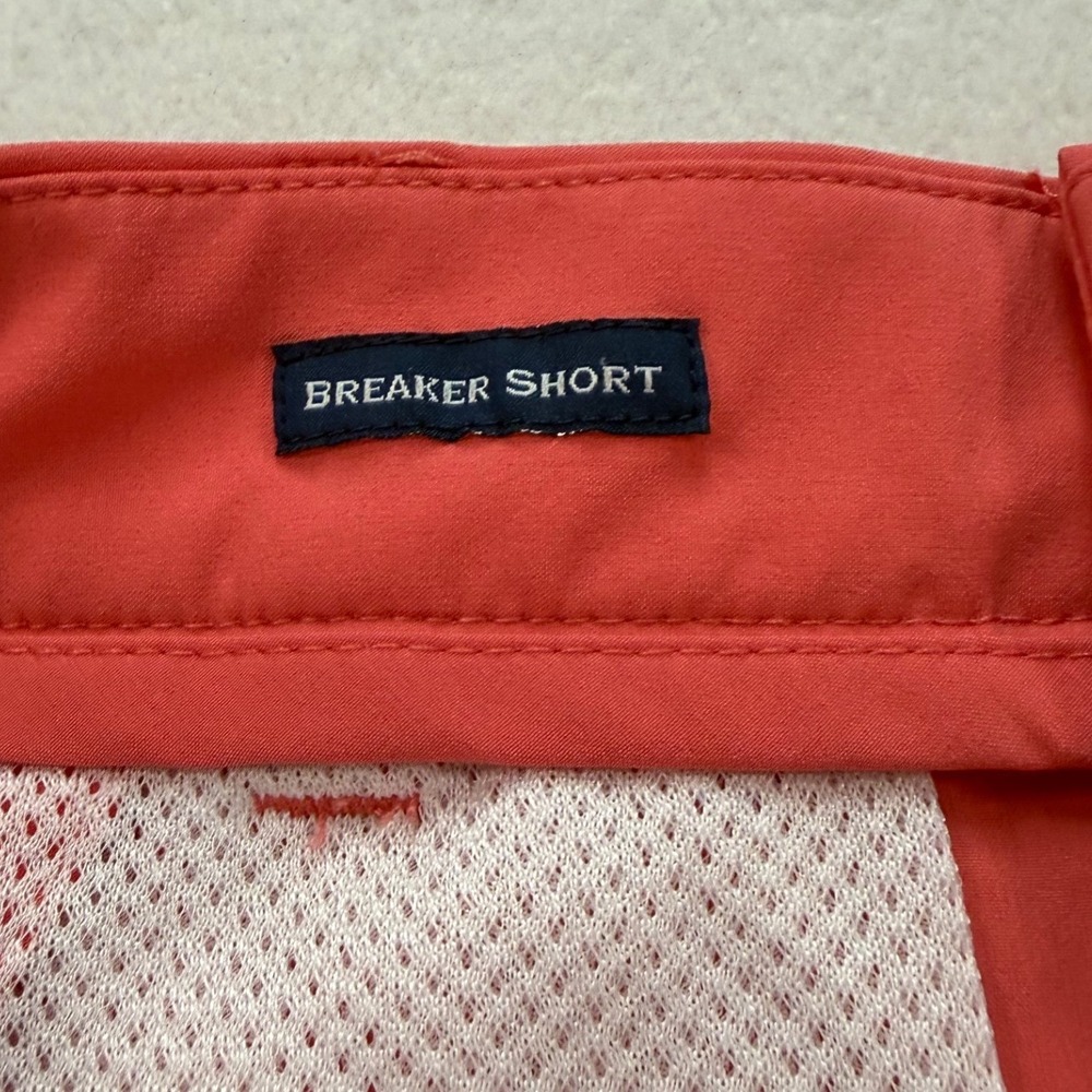 Vineyard Vines Mens Breaker Short Salmon Pink Golf Performance Shorts Size 33 - Picture 5 of 7